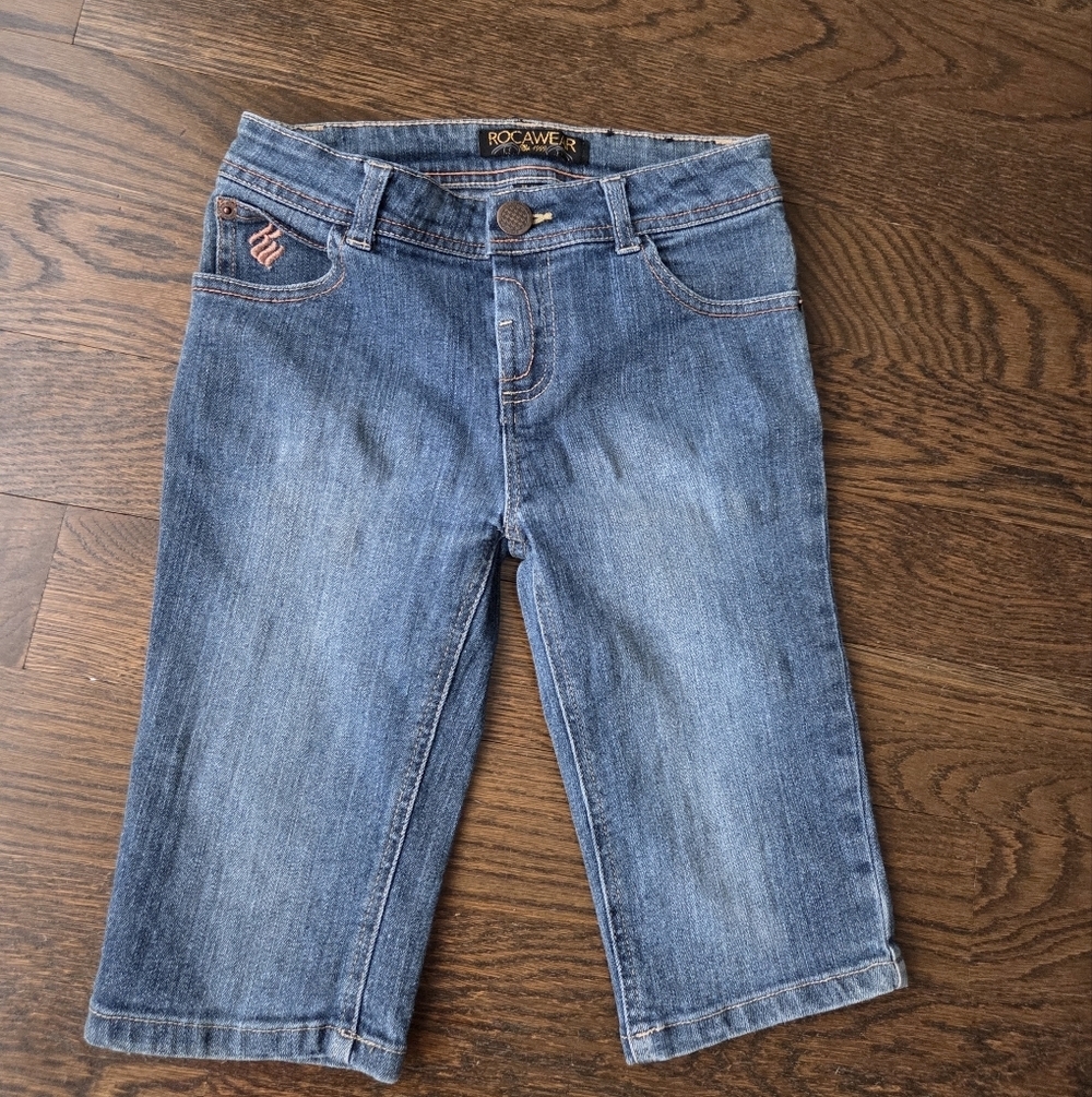 Rocawear Blue Kids Capri Jeans Sz.8